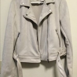 Forever 21 Faux Suede Moto jacket